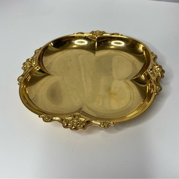international silver dish co. Other - Vintage Elegant Gold Decorative Tray